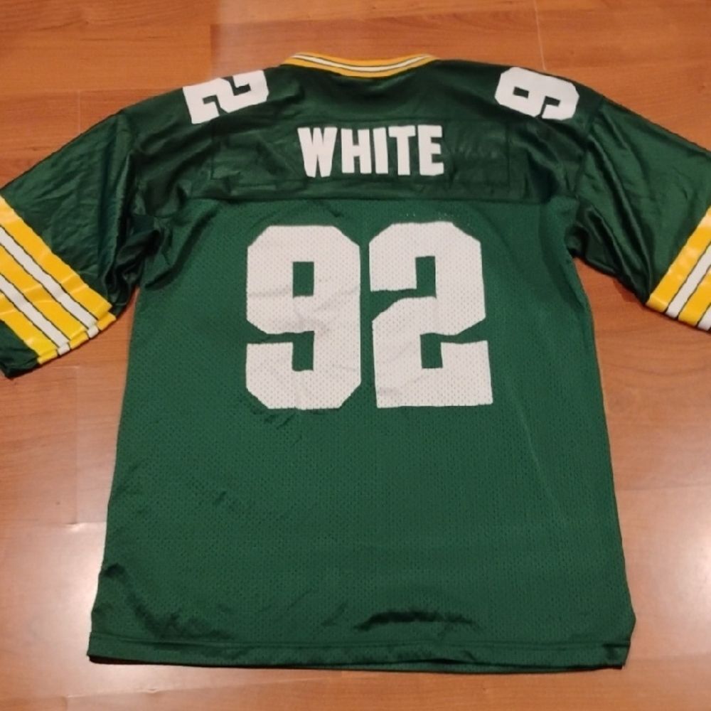 Reebok Green Jersey with Yellow Trim - Picture 4 of 5